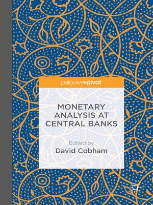 cover image of Monetary Analysis at Central Banks